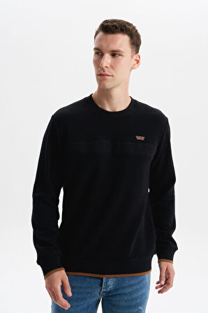 Arma Erkek Regular Fit Selanik Sweatshirt Kazak – Karbon Fırçalı, Bisiklet Yaka, Pamuk Polyester, Süs Etiketli K30124697802 