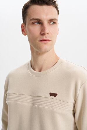 Arma Erkek Regular Fit Selanik Sweatshirt Kazak – Karbon Fırçalı, Bisiklet Yaka, Pamuk Polyester, Süs Etiketli K30124697802 