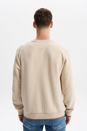 Arma Erkek Regular Fit Selanik Sweatshirt Kazak – Karbon Fırçalı, Bisiklet Yaka, Pamuk Polyester, Süs Etiketli K30124697802 