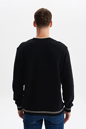 Arma Erkek Regular Fit Örme Selanik Sweatshirt – %65 Pamuk %35 Polyester, Karbon Fırçalı, Basic Bisiklet Yaka K30124698702 