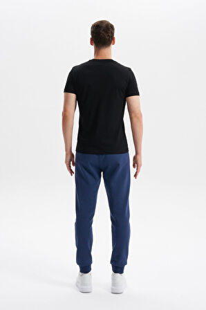 Arma Erkek Slim Fit Örme Interlok Basic Dar Paça Eşofman Altı Arka ve Yan Fleto Fermuar Cepli Paçalar Ribanalı %80 Pamuk %14 Polyester %6 Elastane K30174998902 