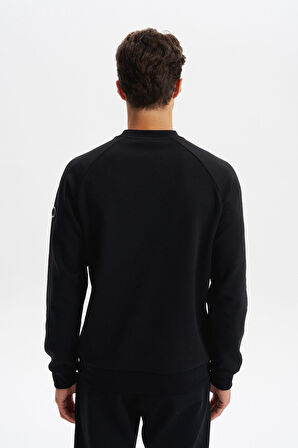 Arma Erkek Slim Fit Scuba Interlok Bisiklet Yaka Sweatshirt – Ön Sol Fermuarlı Cepli, Sol Kolda Etiketli K30124685402 