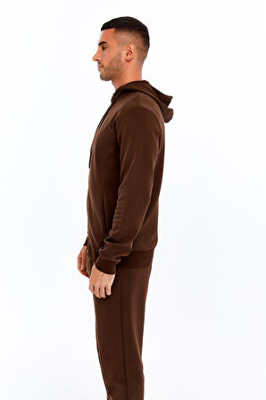 Arma Erkek Slim Fit Interlok Kapüşonlu Sweatshirt – Yandan Gizli Fermuarlı Cepli K30324989702 