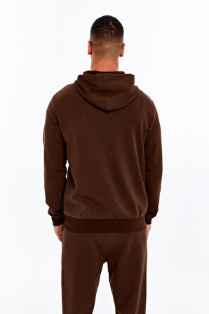 Arma Erkek Slim Fit Interlok Kapüşonlu Sweatshirt – Yandan Gizli Fermuarlı Cepli K30324989702 