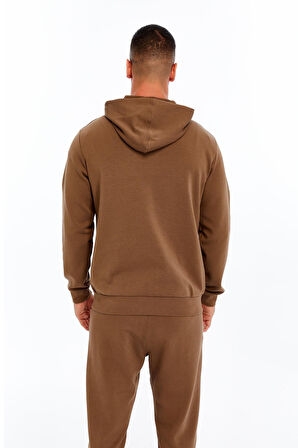 Arma Erkek Slim Fit Interlok Kapüşonlu Sweatshirt – Yandan Gizli Fermuarlı Cepli K30324989702 