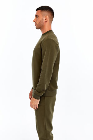 Arma Erkek Slim Fit Scuba Interlok Bisiklet Yaka Yazı Baskılı Sweatshirt K30124685002 