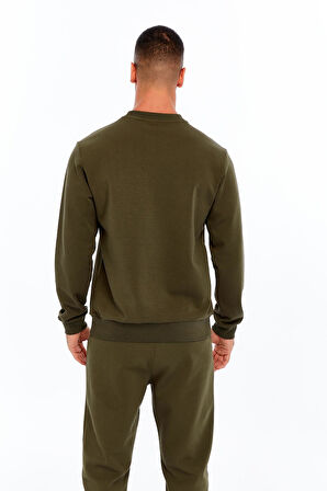 Arma Erkek Slim Fit Scuba Interlok Bisiklet Yaka Yazı Baskılı Sweatshirt K30124685002 