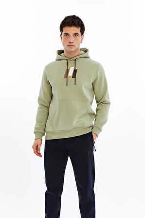 Arma Erkek Kapüşonlu Sweatshirt – Kanguru Cepli, 3 İplik Şardonlu, Regular Fit, %70 Pamuk %30 Polyester K30254628502 