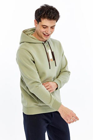 Arma Erkek Kapüşonlu Sweatshirt – Kanguru Cepli, 3 İplik Şardonlu, Regular Fit, %70 Pamuk %30 Polyester K30254628502 
