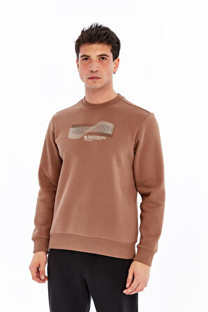 Arma Erkek Regular Fit 3 İplik Kalın Kumaş Baskılı Bisiklet Yaka Sweatshirt K30124603002 