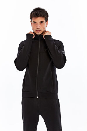 Arma Erkek Slim Fit Örme Interlok Basic Tam Fermuar Dik Yaka Sweatshirt – %80 Pamuk %14 Polyester %6 Elastan K30324989902 