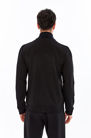 Arma Erkek Slim Fit Örme Interlok Basic Tam Fermuar Dik Yaka Sweatshirt – %80 Pamuk %14 Polyester %6 Elastan K30324989902 
