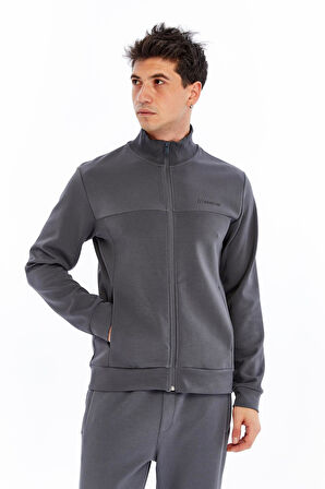 Arma Erkek Slim Fit Örme Interlok Basic Tam Fermuar Dik Yaka Sweatshirt – %80 Pamuk %14 Polyester %6 Elastan K30324989902 