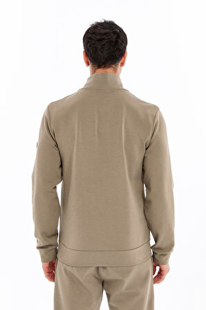 Arma Erkek Slim Fit Örme Interlok Basic Tam Fermuar Dik Yaka Sweatshirt – %80 Pamuk %14 Polyester %6 Elastan K30324989902 