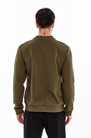 Arma Erkek Slim Fit Sweatshirt – Yazı Baskılı, Scuba Interlok, Bisiklet Yaka, Basic K30124685502 