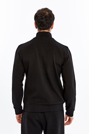 Arma Erkek Slim Fit Sweatshirt – Scuba Interlok, Tam Fermuarlı, Dik Yaka, Fleto Cepli K30324989802 