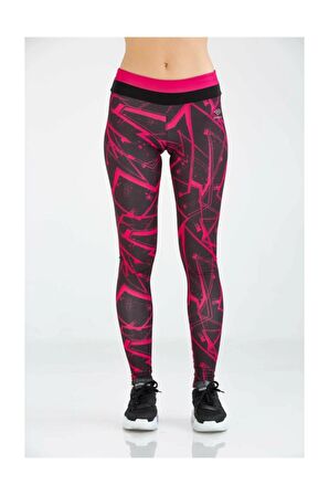 Umbro Kadın Dijital Baskılı Tayt Vd-0019 Sea Tights VD-0019/FUCHSIA