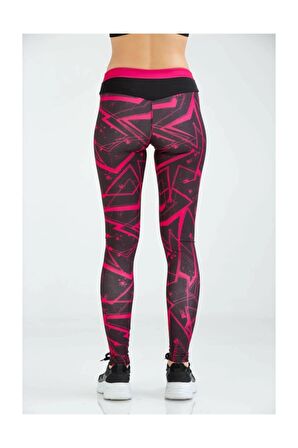 Umbro Kadın Dijital Baskılı Tayt Vd-0019 Sea Tights VD-0019/FUCHSIA