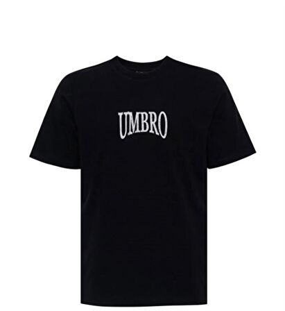 Umbro Erkek Siyah Oversize T-shirt Pamuklu Süprem Umbro Shot Tee FF-0151