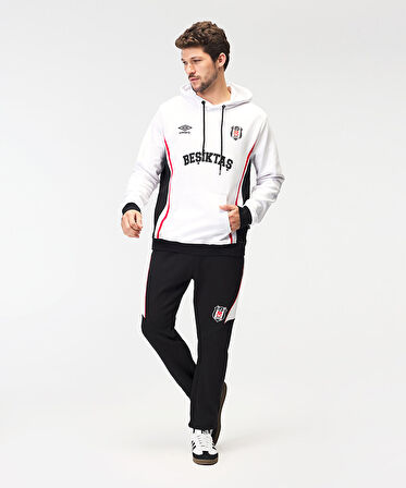 Beşiktaş S.K. Bjk Umbro 25/26 Takım Antrenman Pamuklu Erkek Kapüşonlu Sweatshirt