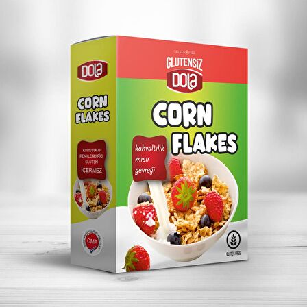 Dola Glutensiz Mısır Gevreği Corn Flakes 300 gr Gluten Free