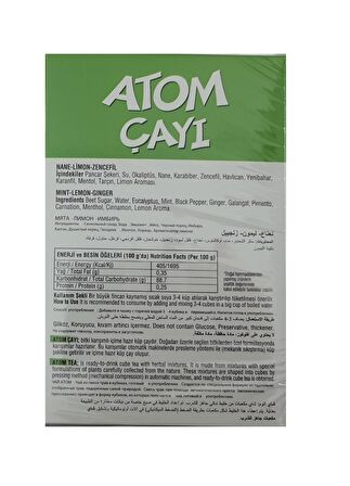 Dola Atom Çayı Nane Limon Zencefil 135 g