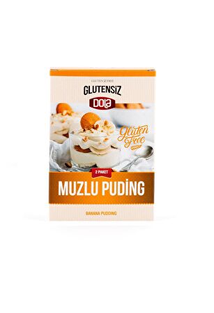 Dola Glutensiz Çilekli Ve Muzlu Puding 2'li Set 230 gr X 2 Adet
