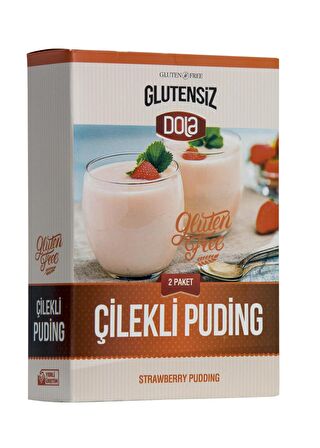 Dola Glutensiz Çilekli Puding 230 gr