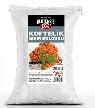 Dola Glutensiz Pilavlık Mısır Bulguru 25 kg