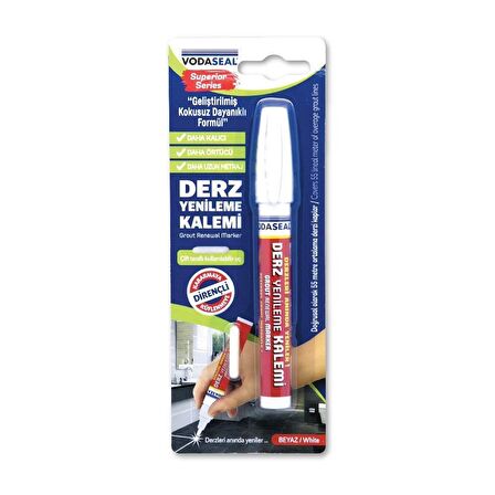 Vodaseal Derz Kalemi Beyaz Tekli Paket