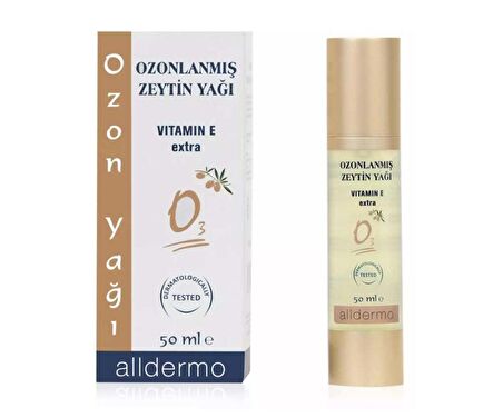 Alldermo Ozonlanmış Zeytinyağı Ozon Yağı 50 Ml