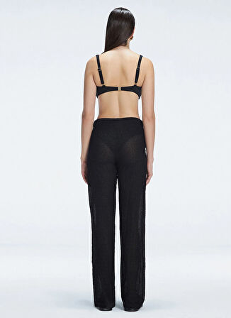 Moeva Normal Bel Standart Siyah Kadın Pantolon ANGELIQUE