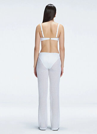 Moeva Normal Bel Standart Beyaz Kadın Pantolon ANGELIQUE