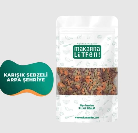 Makarna Lütfen Karışık Sebzeli Arpa Şehriye 250gr