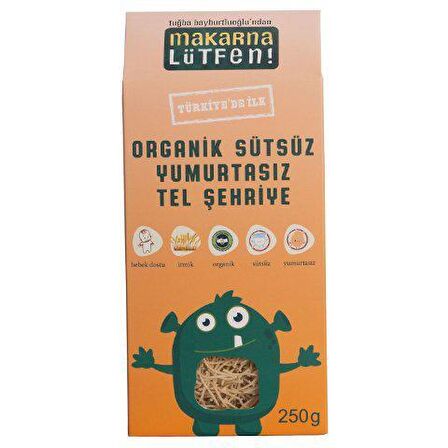 Organik Sütsüz Yumurtasız Tel Şehriye 250 g