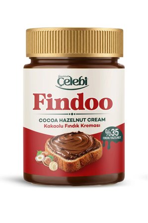 Findoo Kakaolu Fındık Kreması 320 Gr - %35 Gerçek Fındık İçeren Kahvaltılık Sürülebilir