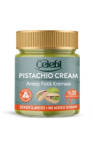 Şekersiz Antep Fıstık Kreması 200 Gr - Gerçek Antep Fıstığı Kreması
