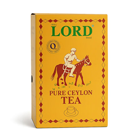 Pure Ceylon Çayı + Bergamotlu Earl Grey (Kokulu) 3'lü Lord Çay Karışım Özel Paket 1.5 kg