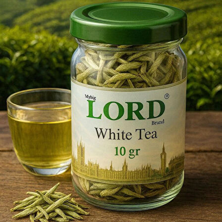 Doğal, Saf & Özel Beyaz Çay – 10 gr Premium Kavanoz