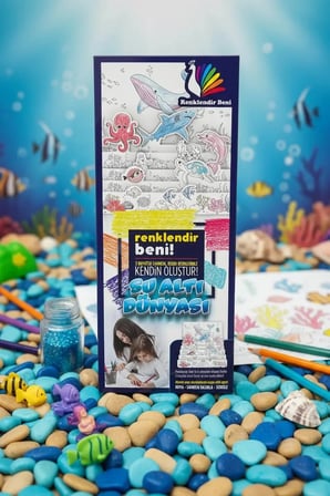 Rb Su Altı Dünyası Boyama Sahnesi – Eğitici Dev Aktivite Seti (Çocuklar İçin)