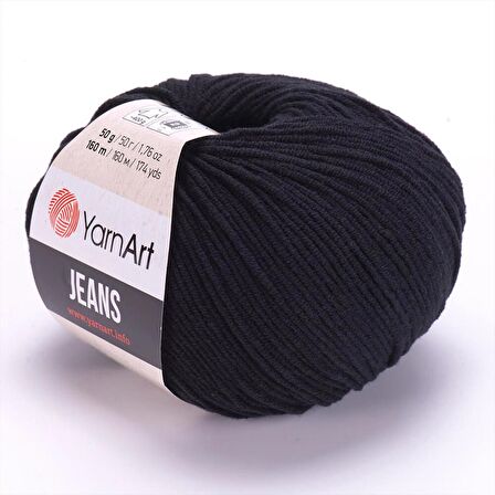 YarnArt Jeans El Örgü İpliği - 53 Siyah