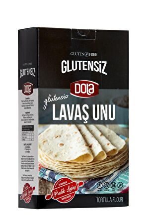 Dola Glutensiz Lavaş Unu 400 gr 4 Adet