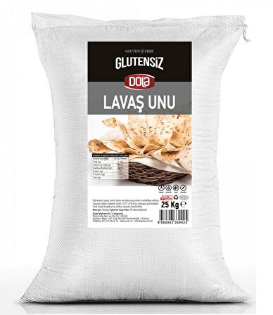 Dola Glutensiz Lavaş Unu 25 kg
