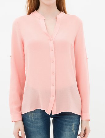 Mandarin Collar Shirt