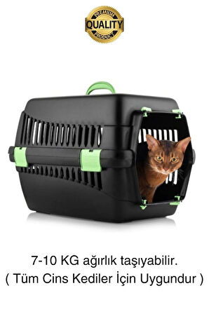 Premium Kilitli Evcil Hayvan Kedi Köpek Taşıma Çantası Hava Alan Yolculuk Seyahat İçin Kafes Kabin