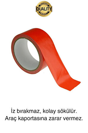5 Adet İz Bırakmaz 50mmx 30mt Araba Montaj Bandı Oto Araç Sabitleme Bant Ekstra Güçlü Suya Dayanıklı
