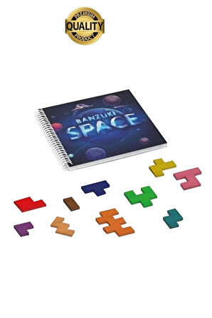 Premium Hayal Gücü Eşleştirme Beceri ve Zeka Geliştirici Banzuki Space Uzay Eğitici Akıl Oyun Seti