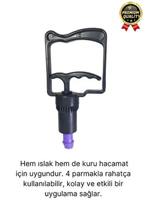 Kaliteli Dayanıklı Tüm Kupalara Uyumlu Islak Kuru Kullanım 4 Parmak Hacamat Çekme Vakum Pompası