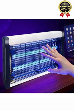Çift Florasan Yüksek Güç Sessiz Zincir Askılı Sineksavar Elektrikli Uv Sivrisinek Öldürücü Kovucu