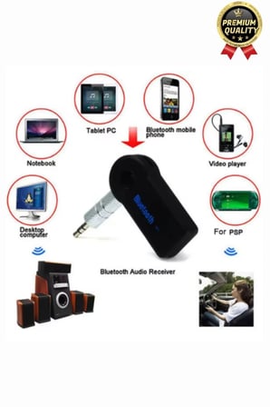 Çok Amaçlı Kablosuz Uyku Modlu 4 Saat Bataryalı Şarjlı Bluetooth Aux Müzik Ses Alıcısı Araç Kiti